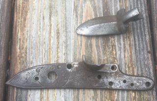 British English Gr Flintlock Musket Muzzleloader Lockplate Tower