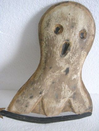 VINTAGE / OLD IRON GHOST CASPER WEATHER VANE / WEATHERVANE.  EMBOSSED 3