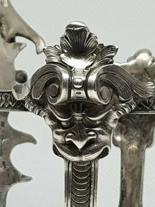 Silver Tea Glass Holder MARK OF ANDREI BRAGIN ST.  PETERSBURG 1892,  84 silver 9