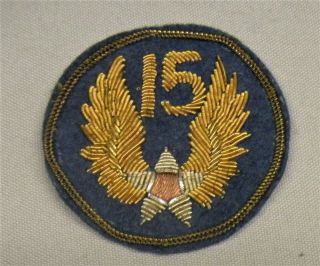 Theater Made U.  S.  Bullion 15th Air Force Patch