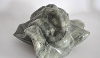 Vtg Mid Century Modern Marble Stone Form Abstract Nude Woman Sculpture 11