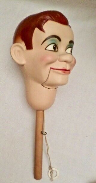 Antique Jerry Mahoney Ventriloquist Dummy by Paul Winchell in Orig.  Box plus Pap 7