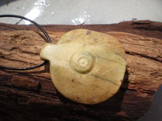 British Found Celtic Bone Pendant Amulet Ca.  100 Bc.  Stunning Rare Good Conditon