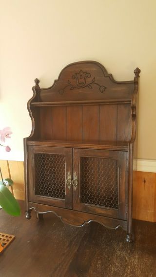 Ethan Allen Country French Wall Cabinet 33 " High X 21 " Wide X 5.  5 " Deep