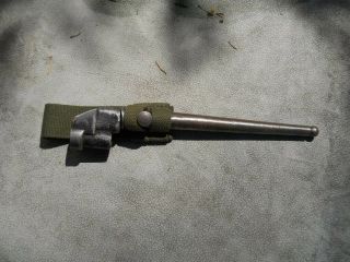 Enfield No4 Mk1/2 Spike,  Scabbard And Frog