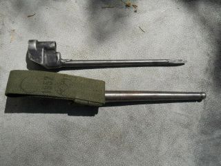 Enfield No4 mk1/2 spike,  scabbard and frog 2