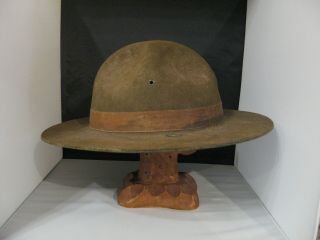 Campaign Or Doughboy Hat Wwi Or Wwii