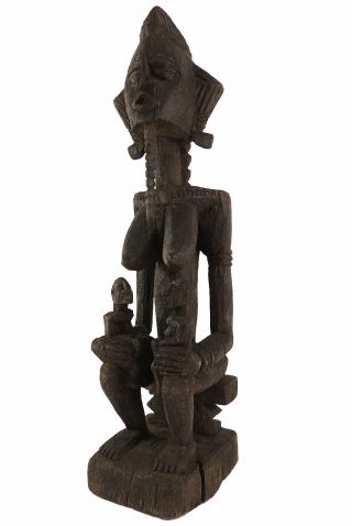 Dogon Maternity Figure With Children Mali African Art 26 Inch