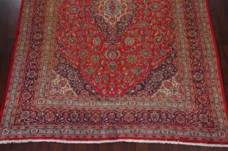 Vintage 8x11 Traditional Floral Persian Area Rug Hand - Knotted Oriental RED Wool 5