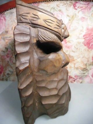 Ainu wood carving / wall hanging W25 × D14 × H32 cm From japan EMS F / S 5