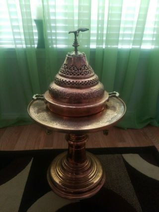 Antique Turkish/aramaic Islamic Chinese Persian Incense Burner Brass/copper