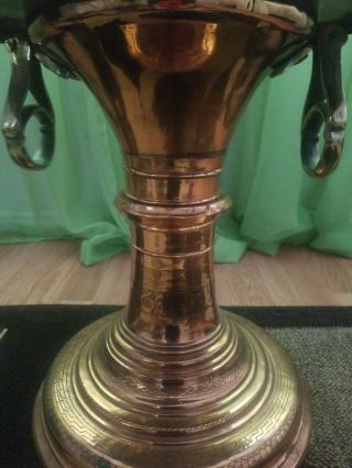 Antique Turkish/Aramaic Islamic Chinese Persian Incense Burner Brass/Copper 2