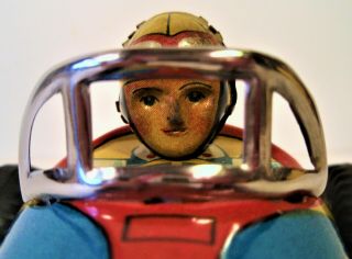 TIN FRICTION 1960 ' S OPEN WHEEL RACER RACE CAR VERY COLORFUL NOMURA T.  N.  JAPAN 11