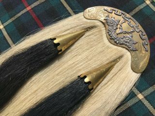 WW1 British / Canadian Scottish Seaforth Highlanders Officers Levee Hair Sporran 9