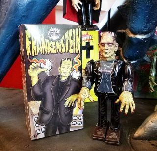 Universal Monsters Frankenstein Tin Walk Tin Toy Reprint Edition From Japan