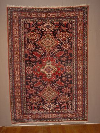 S.  ANTIQUE AZERBEIDJANI CAUCASIAN SHIRWAN RUG HG 2