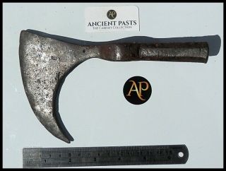 Very Rare Early English Medieval Anglo - Saxon Battle Axe Hammer - Conserved
