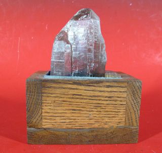 Natural Brown Crystal Point Tibet Tibetan Specimen W/display Box Powerful Yqz