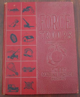 Fleet Marine Force Pacific 1st Yearbook 1953 Korea Era Individual Pics Fmfpac