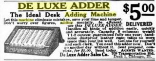 De Luxe Adder / Adding Machine 7
