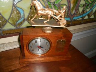 1948 Sessions Electric Clock - Award - Harness Race - - Fairfield,  Il