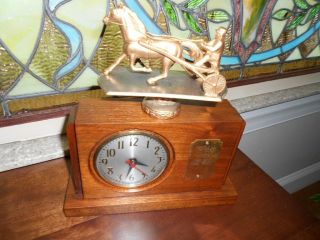 1948 Sessions Electric Clock - Award - Harness Race - - Fairfield,  IL 3