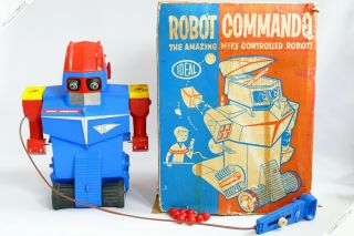 Ideal Remco Horikawa Masudaya Robot Commando Tin Usa Japan Vintage Space Toy