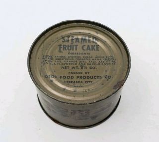 Us Army Korean War Era C - Ration - Steamed Fruit Cake - Pre - Vietnam C Rations