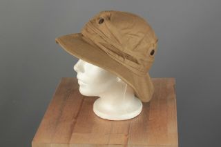 Vtg 1955 Nos Post Korean War British Army Boonie Hat 6 7/8 50s Daisy Mae 6084h