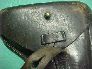 Vintage WWI WWII German Luger Pistol Holster 1915 Berlin Loading Tool BAX Police 3