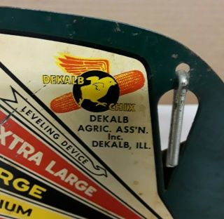 Vintage Dekalb Jiffy Way Metal Poultry Egg Weighing Scale.  Dekalb Chix Illinois 2