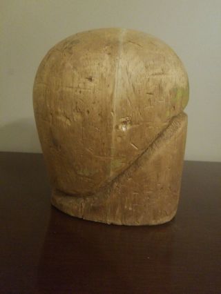 Vintage Milliners Hat Block,  Hat Form 6