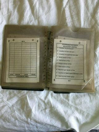 US Air Force Flight Crew Checklist Book Water Resistant Infantry Checklis 5 Ring 2