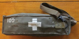1950’s Vintage Us Air Force Medical Kit Usaf Issue Pocket Knife