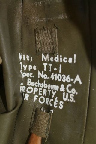 1950’s vintage US Air Force Medical Kit USAF issue pocket knife 4