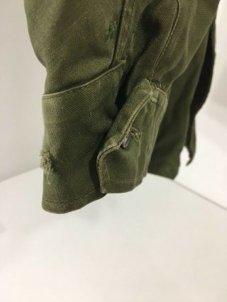 Vintage US Army M - 1951 Jacket Shell Field Coat Olive Green Small Long Pre Owned 6