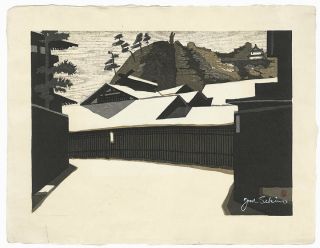 Kakegawa: Mountain - Top Kannon,  1960; Junichiro Sekino Japanese Print