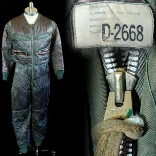 Vintage 1950s Aviators Clothing Usaf Air Force Mk 4 Anti Exposure Suit 43r