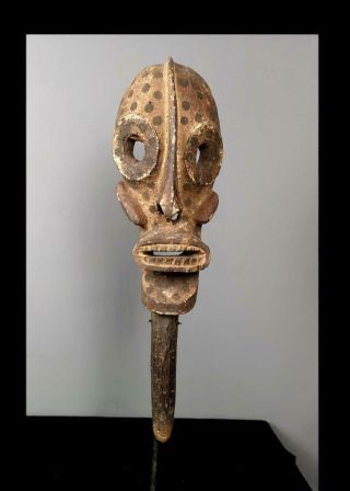 Old Tribal Bozo Spotted Skull Mask - Mali