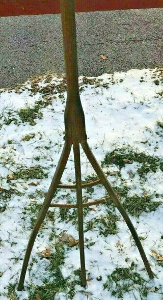 Antique Wooden Pitchfork,  Hand made,  Farm Tool,  Vintage,  Hay Fork,  Country 59 