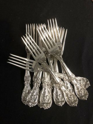 Reed And Barton Francis I Dozen Sterling Perfect 7 1/8” Forks