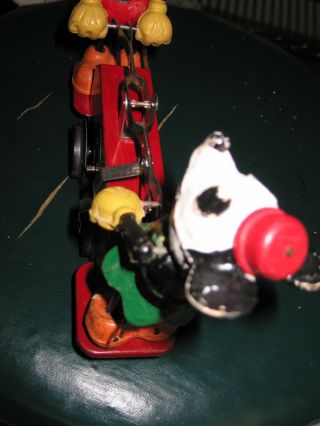 Lionel Mickey Mouse hand car,  prewar Walt Disney old toy windup, 5