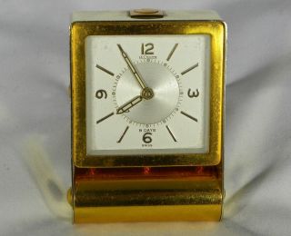 Vintage Lecoultre 8 - Day Alarm Clock
