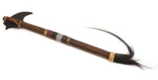 Native American Tomahawk 18 - 19th? Century,  beak form Iron Ax blade,  wood handle 2