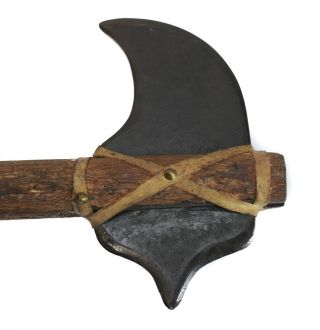 Native American Tomahawk 18 - 19th? Century,  beak form Iron Ax blade,  wood handle 5