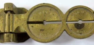 Pre - 1855 Antique J.  Allender Gold Coin Scale & Counterfeit Detector 8