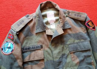 Norway Norwegian army M98 camouflage camo field uniform jacket shirt 3