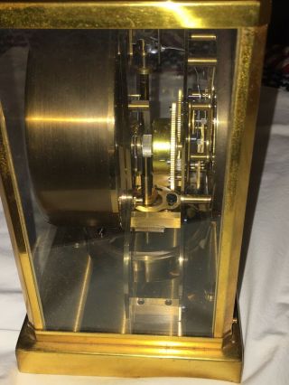 Jaeger LeCoultre Atmos Mantle Clock Ser.  77333 Switzerland Estate Find 5