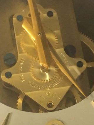Jaeger LeCoultre Atmos Mantle Clock Ser.  77333 Switzerland Estate Find 7