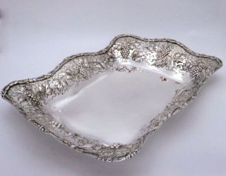 Baltimore Repousse Sterling Silver Large Oblong Tray by A.  G.  Schultz & Co.  C1900 6